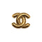 VINTAGE CHANEL BROOCH MATELASSE COCOMARK GOLD ACCESSORY 90313286