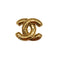 VINTAGE CHANEL BROOCH MATELASSE COCOMARK GOLD ACCESSORY 90321143