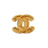 VINTAGE CHANEL BROOCH MATELASSE COCOMARK GOLD ACCESSORY 90321143