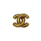 VINTAGE CHANEL BROOCH MATELASSE COCOMARK GOLD ACCESSORY 90322537
