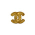 VINTAGE CHANEL BROOCH MATELASSE COCOMARK GOLD ACCESSORY 90322537