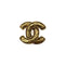 VINTAGE CHANEL BROOCH MATELASSE COCOMARK GOLD ACCESSORY 90322538