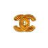 VINTAGE CHANEL BROOCH MATELASSE COCOMARK GOLD ACCESSORY 90350440