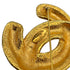 VINTAGE CHANEL COCOMARK BROOCH MATELASSE GOLD ACCESSORY 90324109