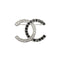 CHANEL BROOCH RHINESTONE COCOMARK SILVER ACCESSORY B22A 90335808