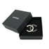 CHANEL BROOCH RHINESTONE COCOMARK SILVER ACCESSORY B22A 90335808