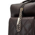 VINTAGE CHANEL CAMBON LINE MATELASSE MULTIPOCKET TOTE BAG BROWN BEIGE LEATHER SILVER HARDWARE 90339643
