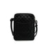 VINTAGE CHANEL CAMBON LINE SHOULDER BAG BLACK LEATHER SILVER HARDWARE 90348205