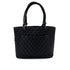 CHANEL CAMBON LINE LARGE TOTE BAG BLACK LEATHER ENAMEL 90318211
