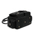 VINTAGE CHANEL CAMBON MULTIPOCKET SHOULDER BAG BLACK LEATHER SILVER HARDWARE 90346669