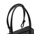 VINTAGE CHANEL CAMBON MULTIPOCKET SHOULDER BAG BLACK LEATHER SILVER HARDWARE 90346669