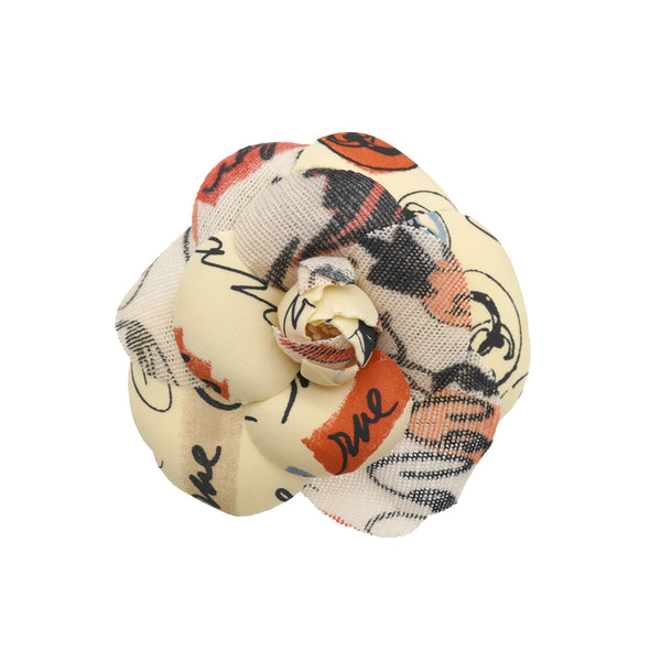 VINTAGE CHANEL CAMELLIA FLOWER COCOMARK CORSAGE MULTICOLOR ACCESSORY 90338287