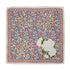 VINTAGE CHANEL CAMELLIA FLOWER PATTERN SCARF IVORY BLUE RED SILK 90325365