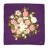 VINTAGE CHANEL CAMELLIA PATTERN SCARF PURPLE SILK 90335739