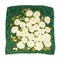 VINTAGE CHANEL CAMELLIA SCARF GREEN WHITE SILK 90323122