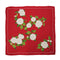 VINTAGE CHANEL CAMELLIA SCARF RED SILK 90323163