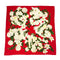 VINTAGE CHANEL CAMELLIA SCARF RED WHITE GREEN SILK 90313884