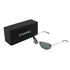 VINTAGE CHANEL CAMELLIA SUNGLASSES SILVER BLACK EYEWEAR 90325280