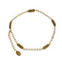 VINTAGE CHANEL CHAIN BELT ANTAEUS COIN GOLD ACCESSORY 90339688