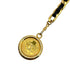 VINTAGE CHANEL CHAIN BELT COCOMARK BLACK GOLD LEATHER ACCESSORY 95A 90324127