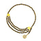 VINTAGE CHANEL CHAIN BELT COCOMARK DARK BROWN GOLD LEATHER ACCESSORY 90325271