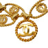 VINTAGE CHANEL CHAIN BELT COCOMARK GOLD ACCESSORY 25 90343242