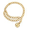VINTAGE CHANEL CHAIN BELT COCOMARK GOLD ACCESSORY 90333258