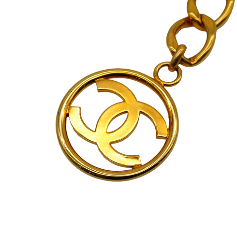 VINTAGE CHANEL CHAIN BELT COCOMARK GOLD ACCESSORY 90333258