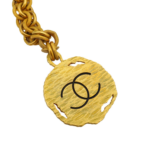 VINTAGE CHANEL CHAIN BELT COCOMARK GOLD ACCESSORY 94P 90335005
