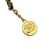 VINTAGE CHANEL CHAIN BELT COCOMARK GOLD BLACK LEATHER ACCESSORY 90325793