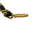 VINTAGE CHANEL CHAIN BELT COCOMARK GOLD BLACK LEATHER ACCESSORY 90325797