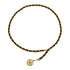 VINTAGE CHANEL CHAIN BELT COCOMARK GOLD BLACK LEATHER ACCESSORY 90334893