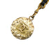 VINTAGE CHANEL CHAIN BELT COCOMARK GOLD BLACK LEATHER ACCESSORY 90334893