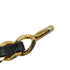 VINTAGE CHANEL CHAIN BELT COCOMARK GOLD BLACK LEATHER ACCESSORY 90334893