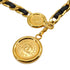 VINTAGE CHANEL CHAIN BELT LEATHER COCOMARK ACCESSORY 94A 90327114