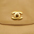 VINTAGE CHANEL CHAIN SHOULDER BAG BEIGE CAVIAR SKIN GOLD HARDWARE 90332929