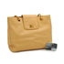 VINTAGE CHANEL CHAIN SHOULDER BAG BEIGE CAVIAR SKIN GOLD HARDWARE 90332929