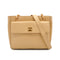 VINTAGE CHANEL CHAIN SHOULDER BAG BEIGE CAVIAR SKIN GOLD HARDWARE 90343933