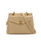 VINTAGE CHANEL CHAIN SHOULDER BAG BEIGE LAMB SKIN GOLD HARDWARE 90331862