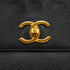 VINTAGE CHANEL CHAIN SHOULDER BAG BLACK CAVIAR SKIN GOLD HARDWARE 90332570