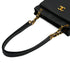 VINTAGE CHANEL CHAIN SHOULDER BAG BLACK CAVIAR SKIN GOLD HARDWARE 90332570