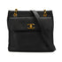 VINTAGE CHANEL CHAIN SHOULDER BAG BLACK CAVIAR SKIN GOLD HARDWARE 90333720