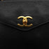 VINTAGE CHANEL CHAIN SHOULDER BAG BLACK CAVIAR SKIN GOLD HARDWARE 90342574
