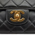 VINTAGE CHANEL CHAIN SHOULDER BAG BLACK LAMB SKIN GOLD HARDWARE 90335602