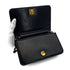 VINTAGE CHANEL CHAIN SHOULDER BAG BLACK LIZARD GOLD HARDWARE 90325633