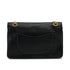 VINTAGE CHANEL CHAIN SHOULDER BAG BLACK LIZARD GOLD HARDWARE 90313859