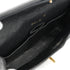 VINTAGE CHANEL CHAIN SHOULDER BAG BLACK LIZARD GOLD HARDWARE 90313859