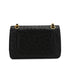 VINTAGE CHANEL CHAIN SHOULDER BAG BLACK OSTRICH GOLD HARDWARE 90344384