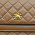 VINTAGE CHANEL MATELASSE CHAIN SHOULDER BAG BROWN LAMB SKIN GOLD HARDWARE 90334145