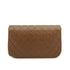 VINTAGE CHANEL MATELASSE CHAIN SHOULDER BAG BROWN LAMB SKIN GOLD HARDWARE 90334145